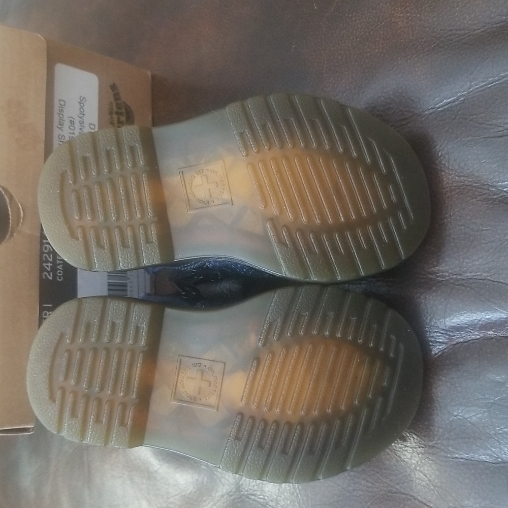 Dr Martens 1460 Blue Cosmic Glitter Boots - Picture 5 of 15